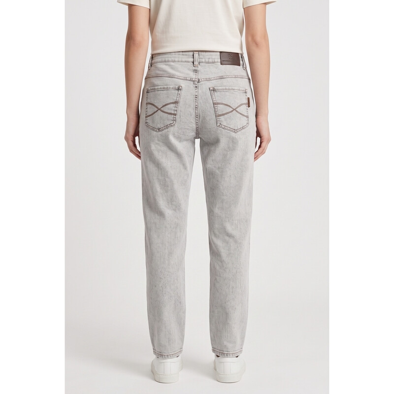 Brunello Cucinelli Women'S Pants Mh186P5755_C8332 Nwt, Size 10