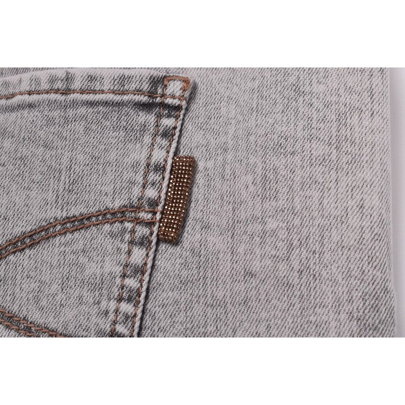 Brunello Cucinelli Women'S Pants Mh186P5755_C8332 Nwt, Size 10