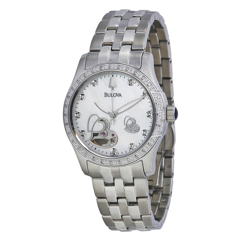 Bulova BVA Series Diamond Automatic Ladies Watch 96R122  display picture 3