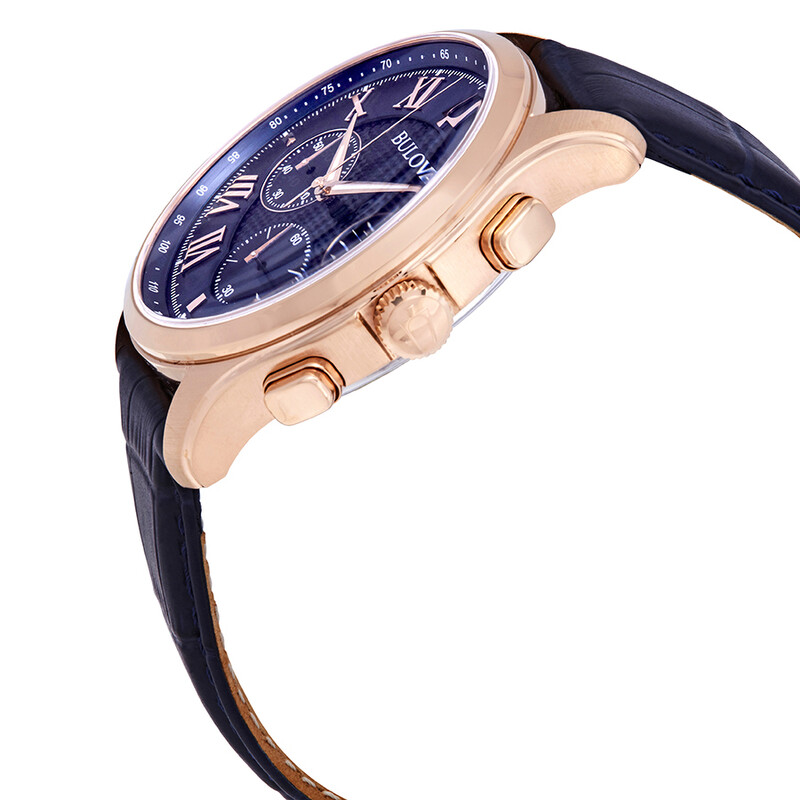 Bulova Classic Chronograph Blue Dial Men