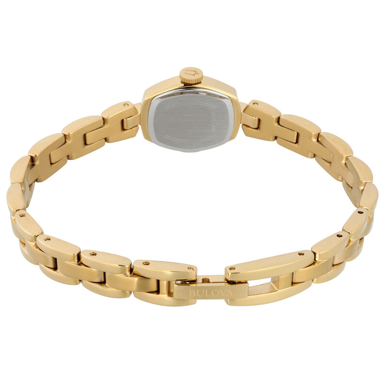 Bulova Classic Quartz Champagne Dial Ladies Watch 97L155