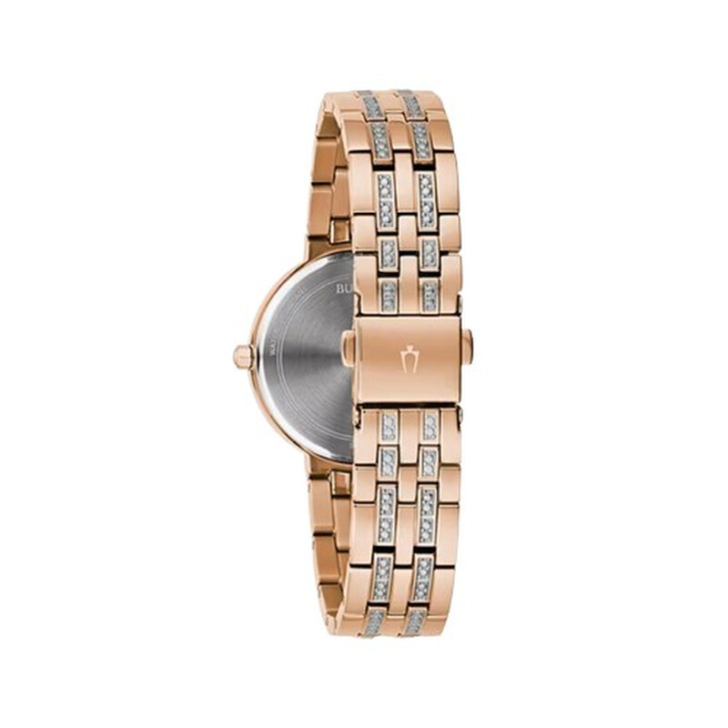 【美品】Bulova ブローバ 98C135 Bulova Classic Quartz Crystal Ladies Watch 98X135 042429596337