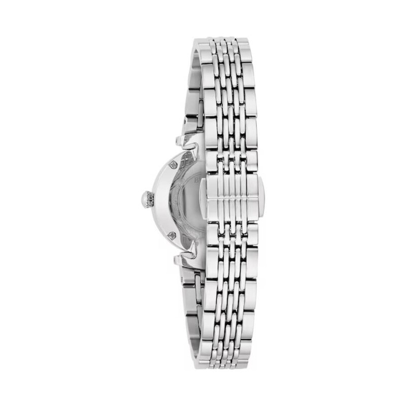 Bulova Classic Quartz Crystal Mother of Pearl Dial Ladies Watch 96P260 ...