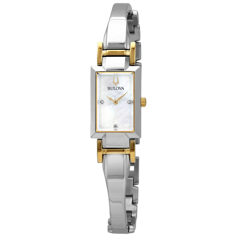 Bulova Classic Quartz Diamond Mother of Pearl Dial Ladies  display picture 1