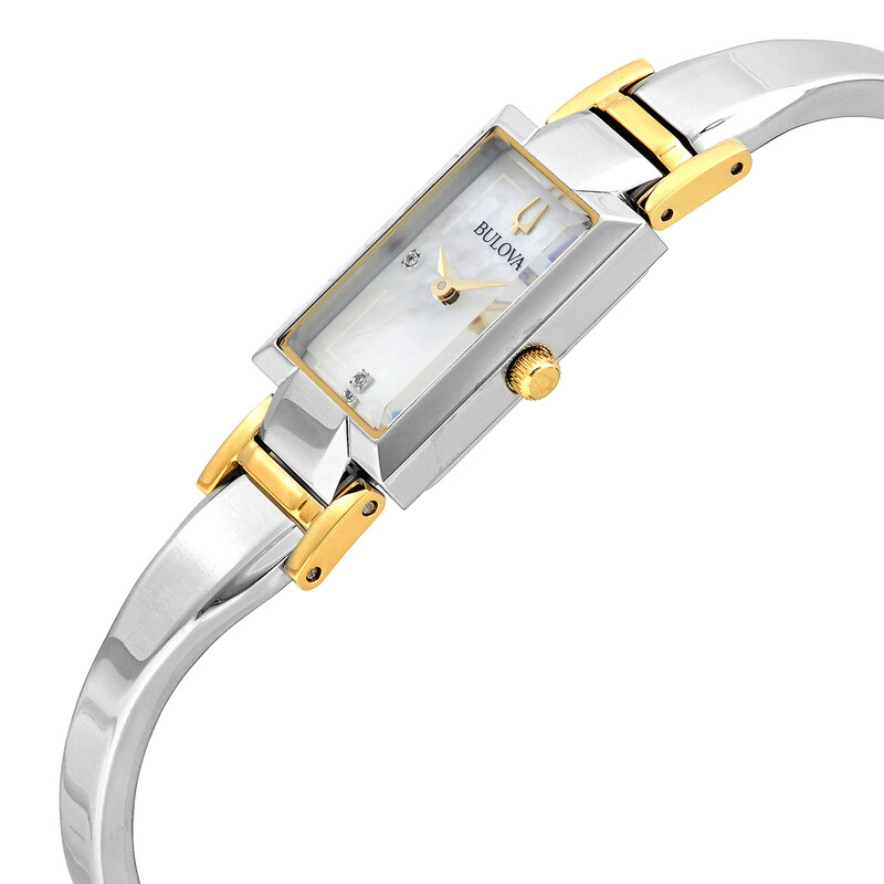 Bulova Classic Quartz Diamond Mother of Pearl Dial Ladies  display picture 3