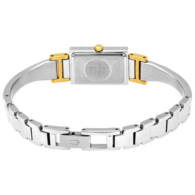 Bulova Classic Quartz Diamond Mother of Pearl Dial Ladies Watch 98P188 ...
