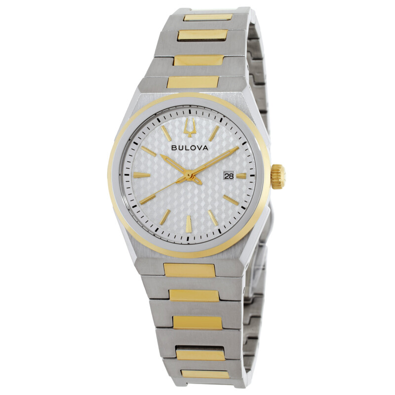 NWT Bulova Classic Quartz Silvery White Dial Ladies Watch Amazon.com: Bulova Ladies main image 3