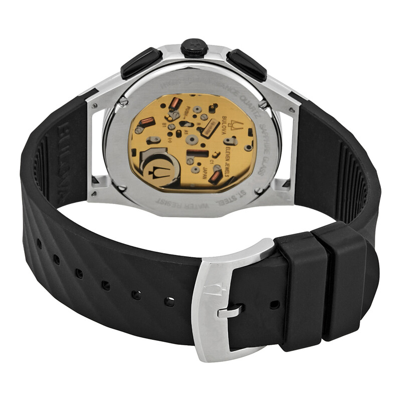 Bulova Curv Chronograph Grey Dial Men's Watch 98A161 042429541054
