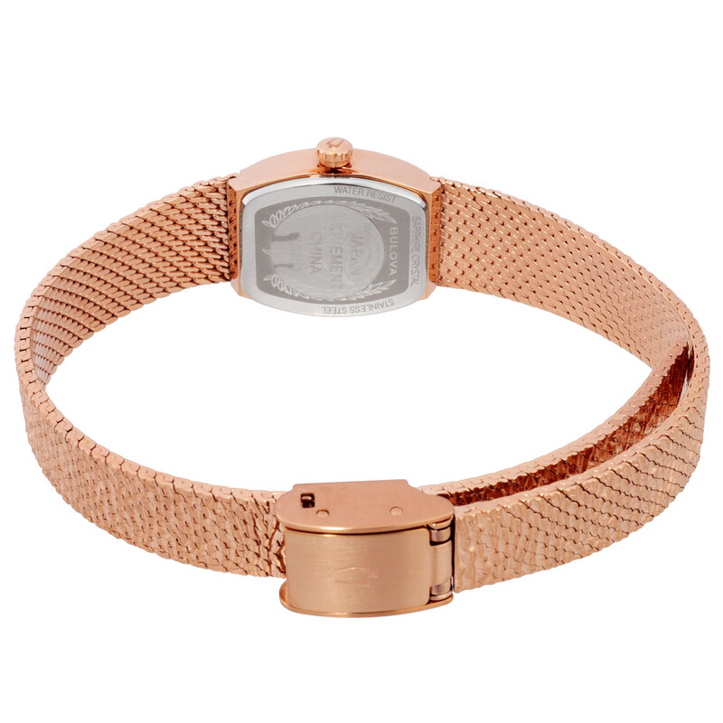 Bulova Goddess of Time Quartz Brown Dial Ladies Watch 97L185 ...