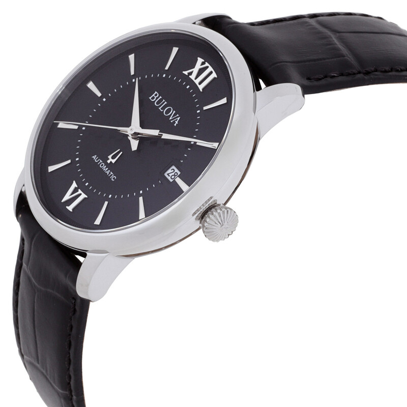 Bulova Hudson Automatic Black Dial Men