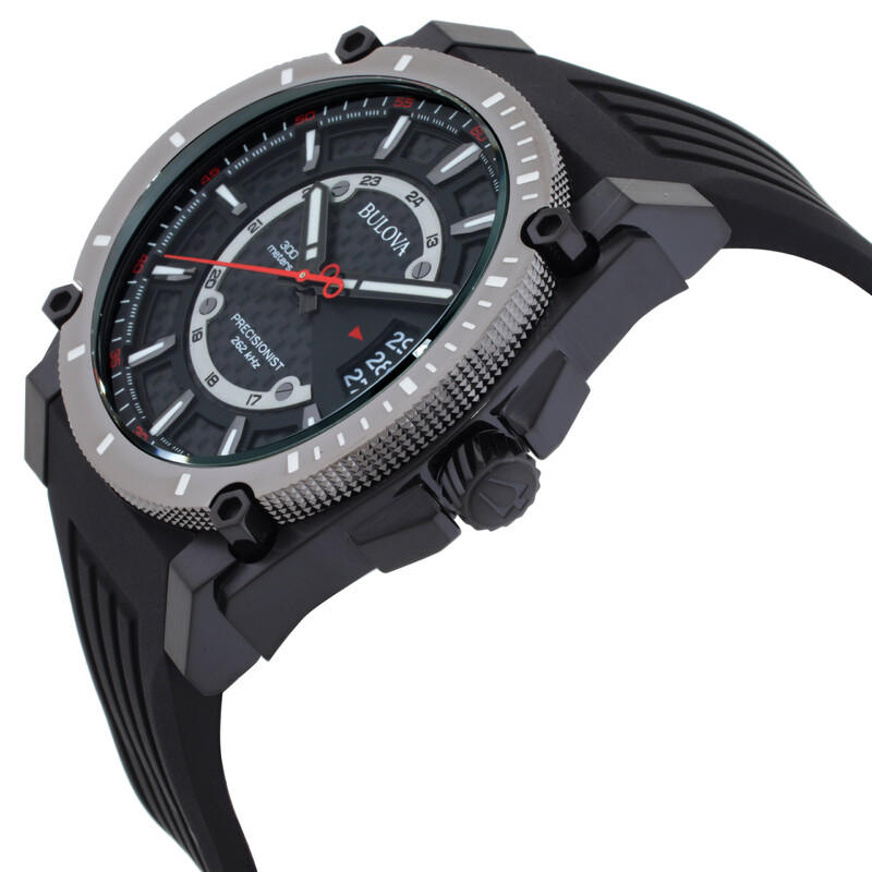 Bulova Icon High Performance Quartz Black Dial Men's Watch 98B417