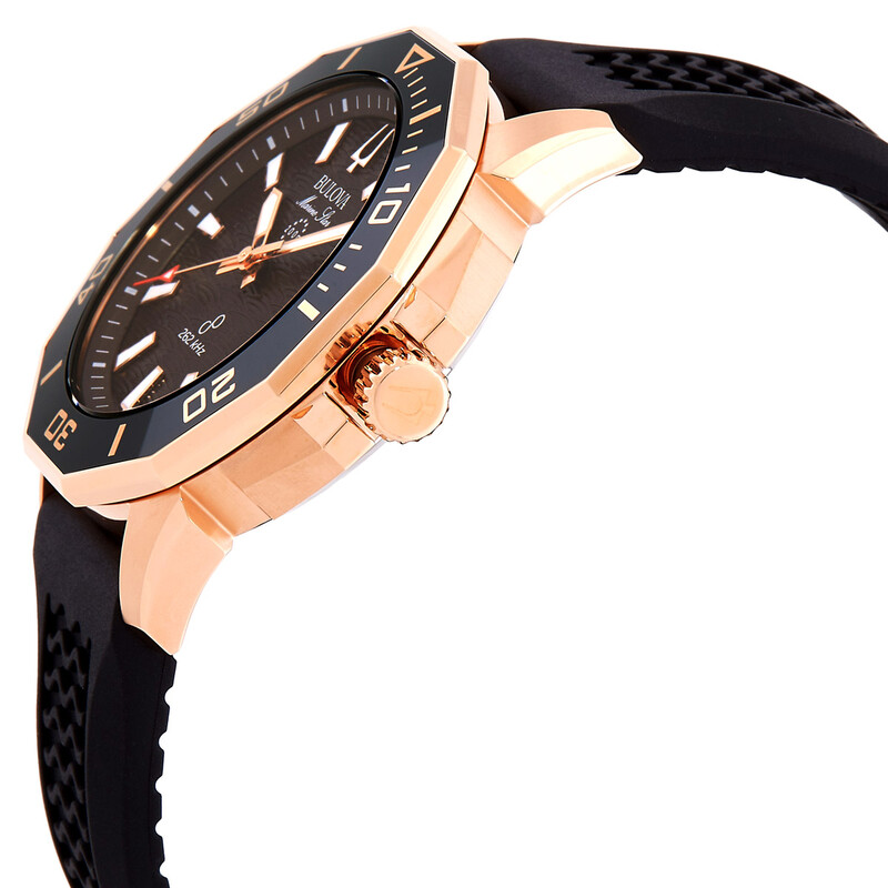 Bulova Marine Star HPQ Precisionist Quartz Brown Dial Men's Watch ...