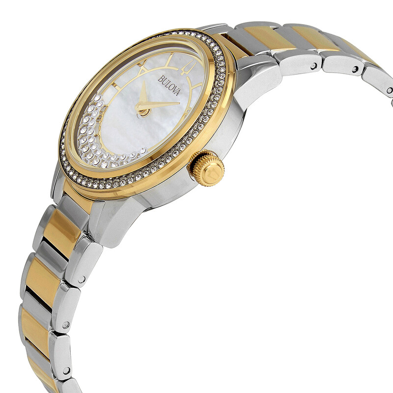 Bulova Mother of Pearl Dial Ladies Watch 98L260 0042429563810 - Watches ...