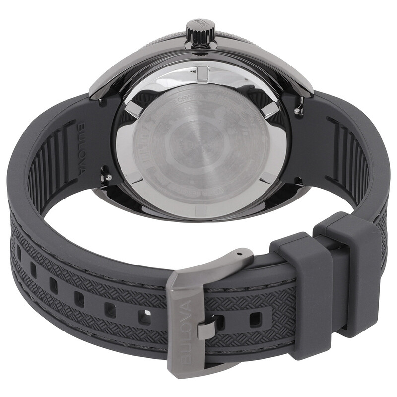 Bulova automatisch horloge 98B407, zwart, Riemen