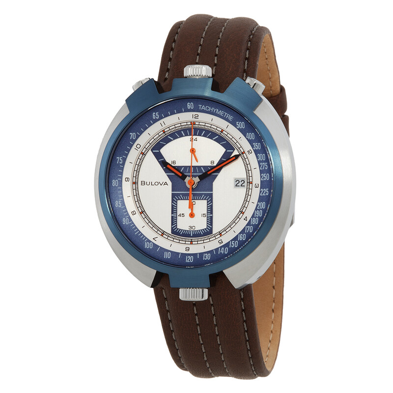 Bulova Parking Meter Chronograph Quartz Silver Dial Men's Watch