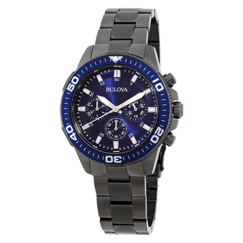 Bulova Performance Sport Chronograph Quartz Blue Dial Men's Watch