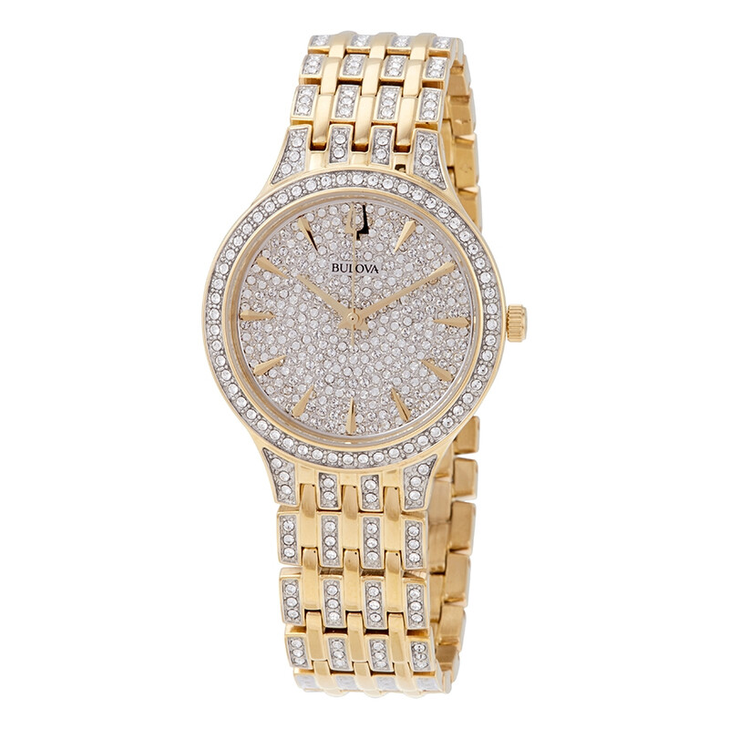 Bulova Crystal Pave Watch Not Working Amazon.com: Bulova Men main image 4