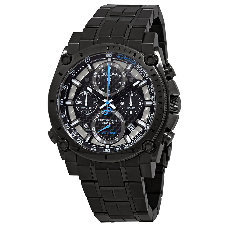 Bulova Precisionist Chronograph Carbon Fiber Dial Men's Watch