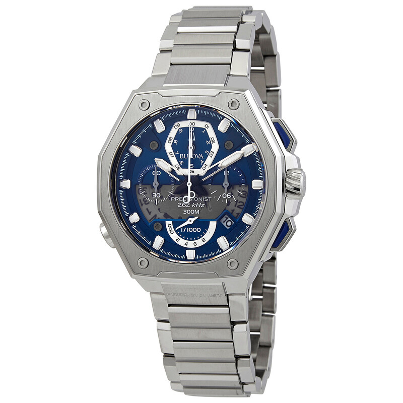 Bulova Precisionist Chronograph Quartz Men's Watch 96B349 042429585539 ...