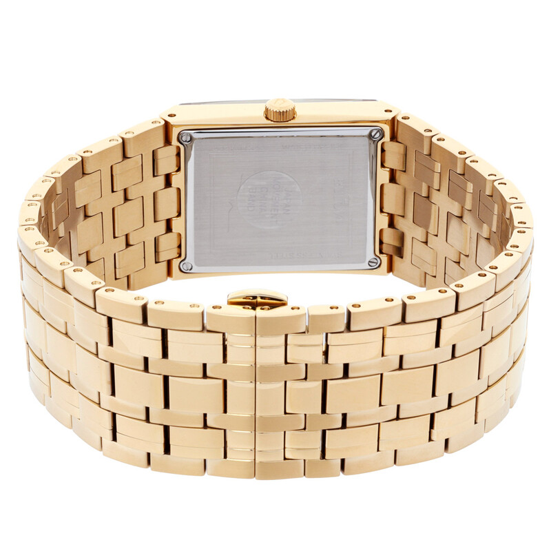 ロイヤル製　ビューティーコール Caravelle by Bulova Gold Tone Women's Watch, Mother of Pearl Dial