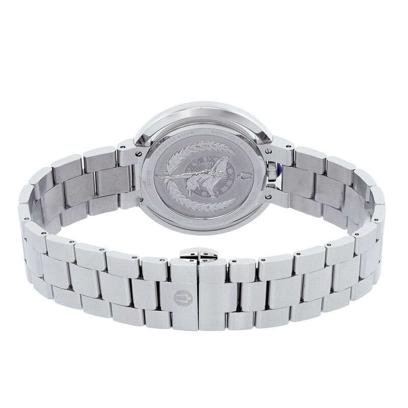 Bulova Rubaiyat Quartz White Dial Ladies Watch 96L306 042429590687 ...