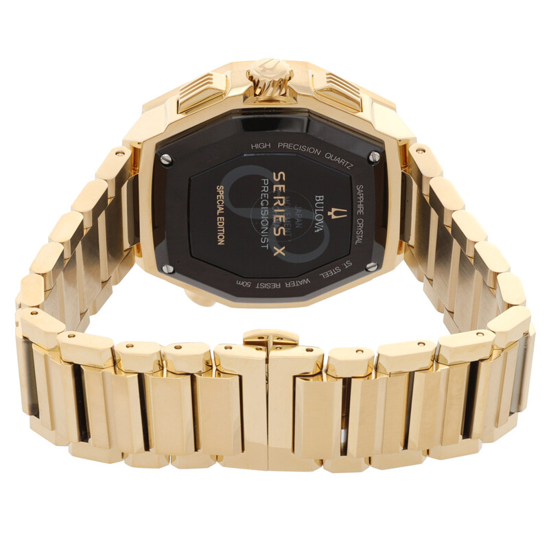 Bulova Series X Quartz Black Dial Men's Watch 98B429 - Watches