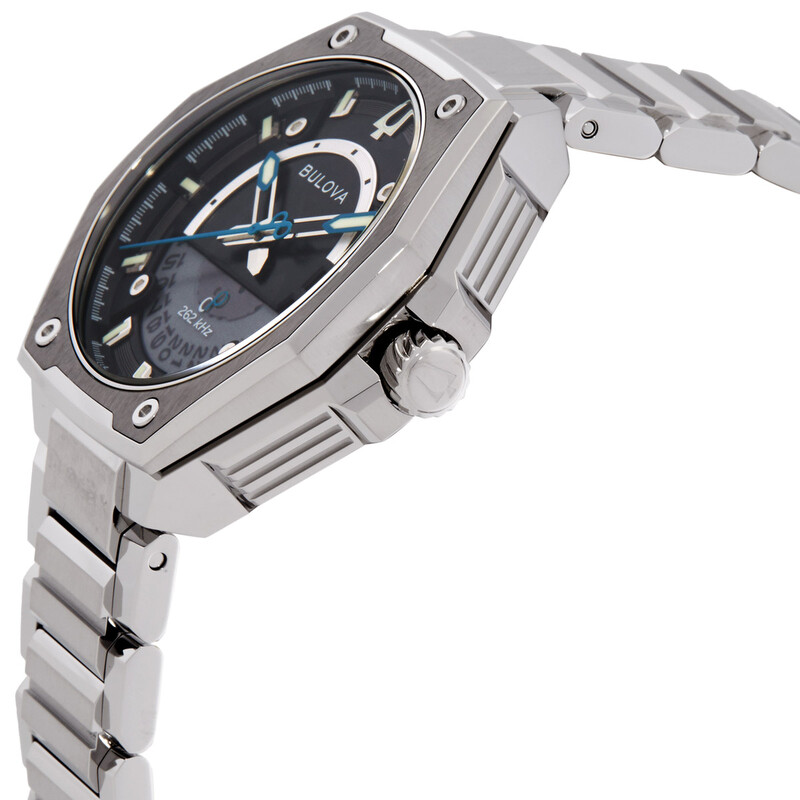 Bulova Series X Quartz Black Dial Men's Watch 98B456 042429605282