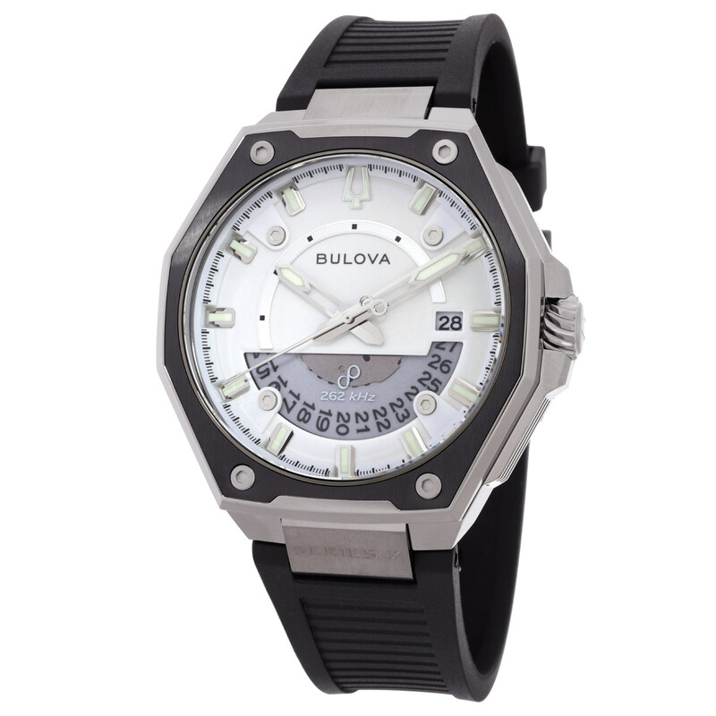 Bulova Series X Quartz White Dial Men's Watch 98B457 042429605299