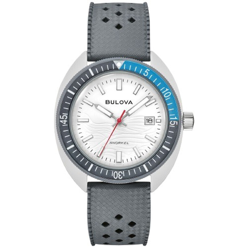 Bulova Snorkel Quartz White Dial Men's Watch 98B449 042429603516