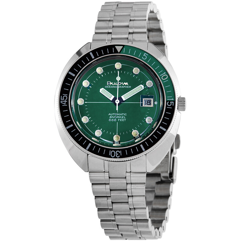 Bulova Special Edition Oceanographer Automatic Green Dial Men's