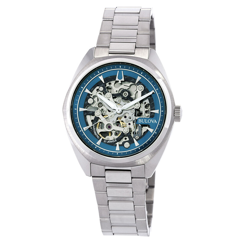 Bulova Surveyor Automatic Blue Dial Men's Watch 96A292