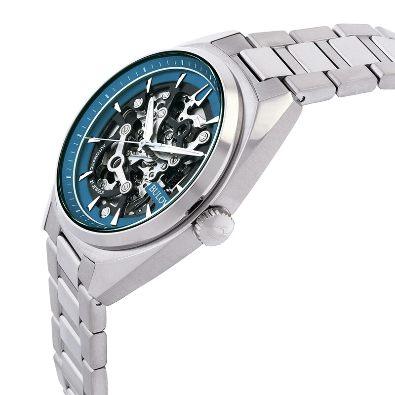 Bulova Surveyor Automatic Blue Dial Men's Watch 96A292