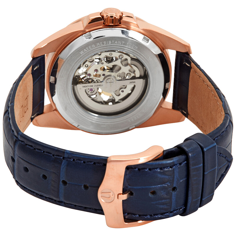 Bulova Sutton Automatic Silver Skeleton Dial Men display picture 3