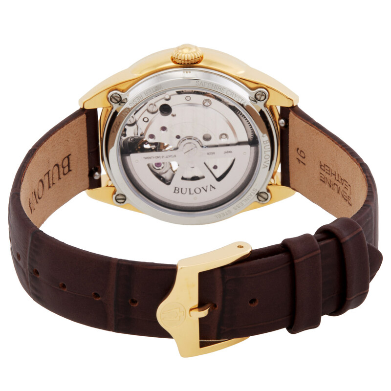 Bulova Sutton Automatic White Mother of Pearl Dial Ladies  display picture 3