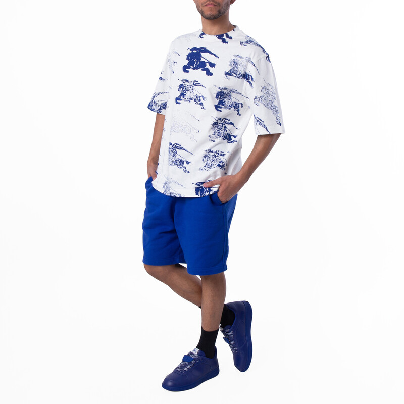Burberry All Over EKD Print T-Shirt, Size X-Small 8081369