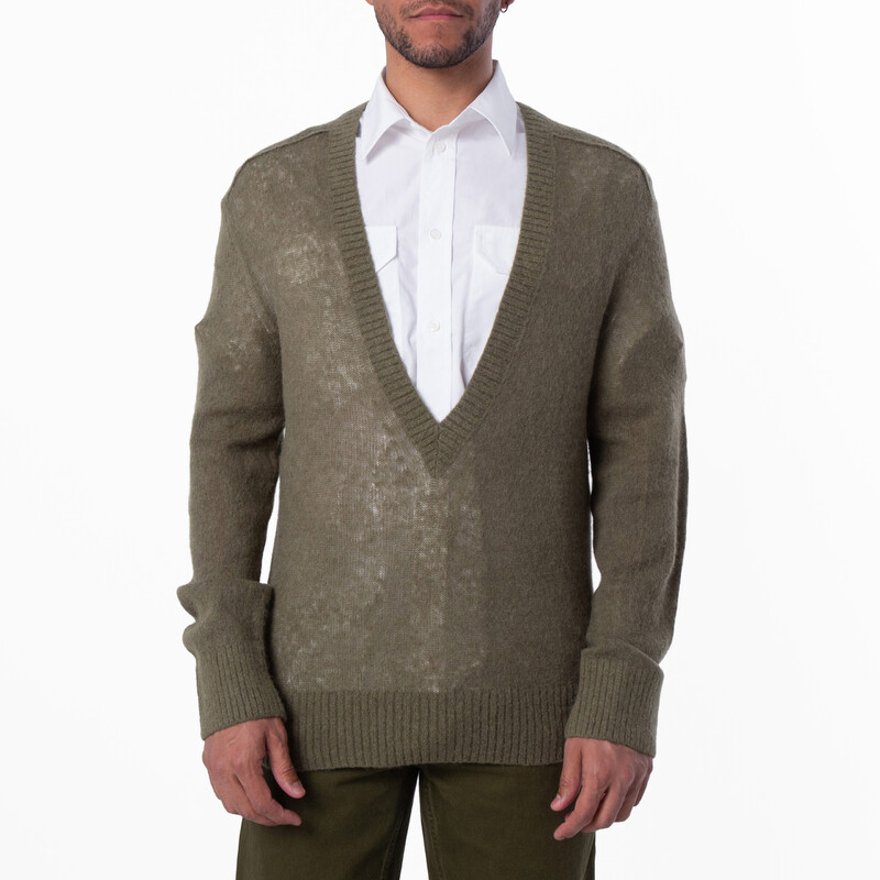 Burberry Alpaca Wool Blend Sweater, Size Medium 8099331 - Clothing