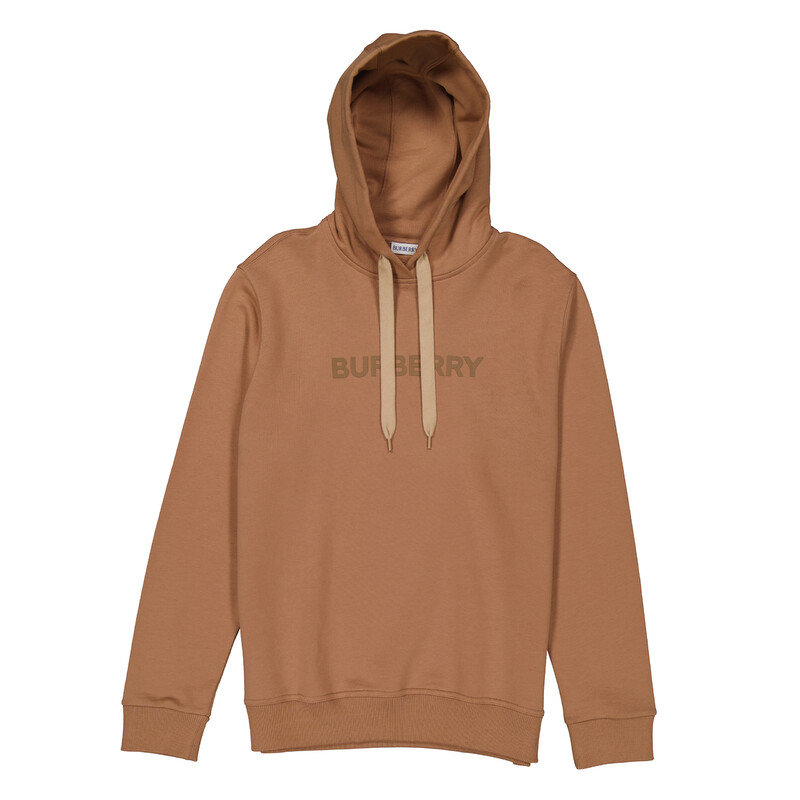 Burberry Ansdell Logo Print Cotton Hoodie, Size Medium 8096364