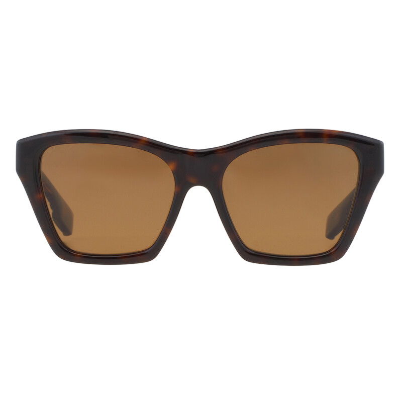 Burberry Arden Polarized Brown Cat Eye Ladies Sunglasses BE4391