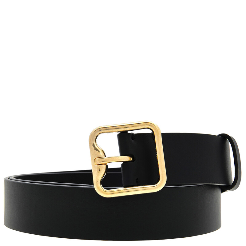 Burberry B Buckle Calf Leather Belt, Size 105 cm 8077489 - Jomashop