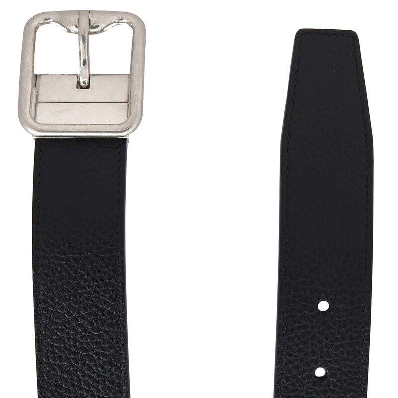 Burberry B-Buckle Reversible Leather Belt, Size 110 8092056 - Jomashop