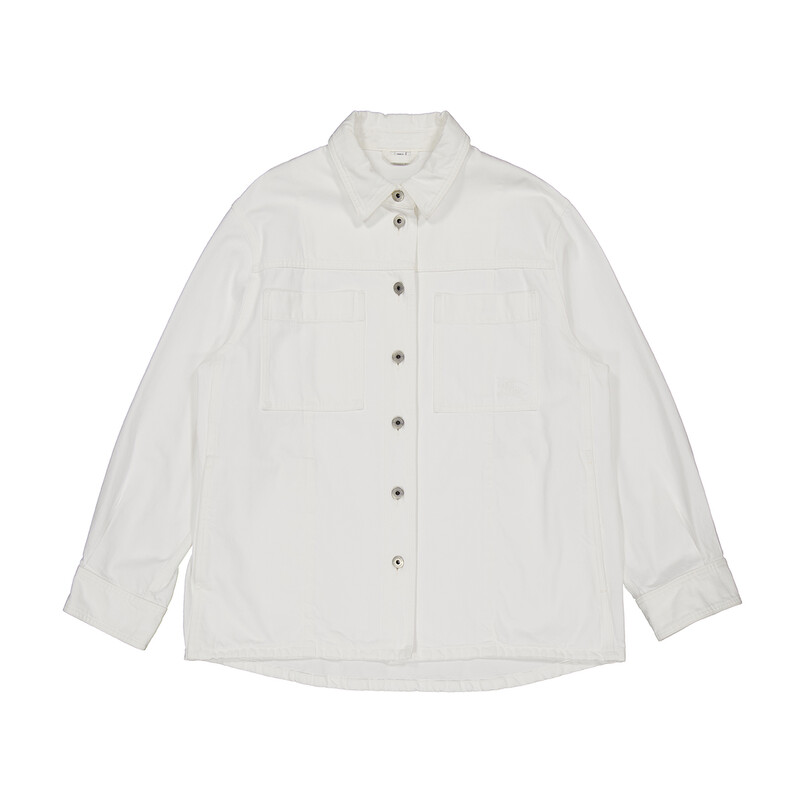 Burberry Benssen EKD Embroidered-Logo Denim Jacket, Size Medium