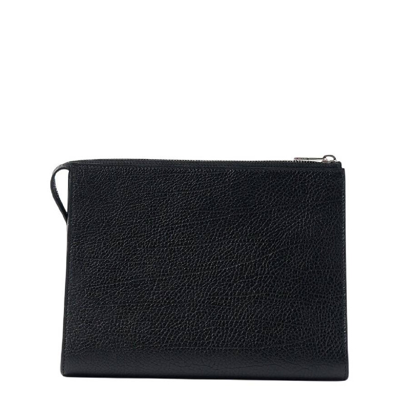 美品✨ BURBERRY ブラック Super100's Burberry Black B Cut Pouch 8092021 5045706659201 - Handbags - Jomashop