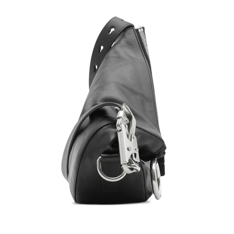 Burberry Black Leather Knight Small Shoulder Bag 8082396