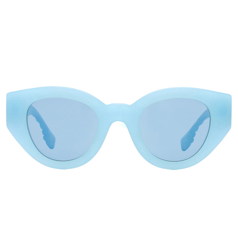 Burberry Blue Oval Ladies Sunglasses BE4390 408680 47