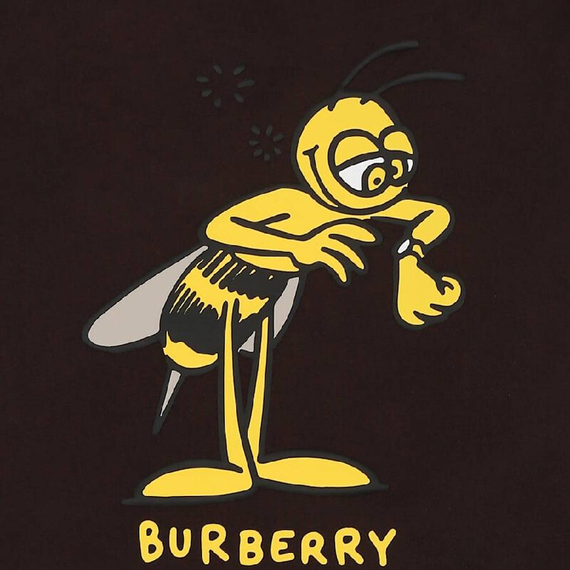 Burberry Boys Bee Graphic Print Cotton T Shirt, Size 12M 8104630