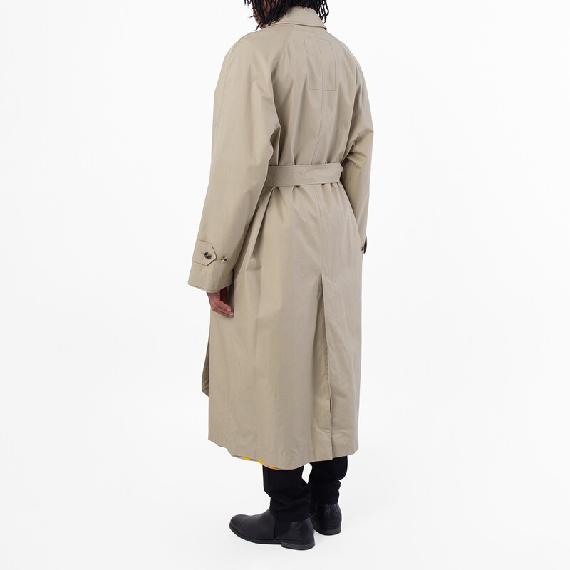 Burberry Long Bradford Reversible Car Coat, Brand Size 52 ( US