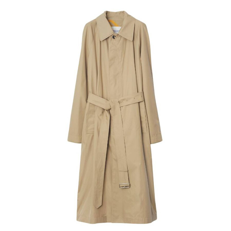 Burberry Long Bradford Reversible Car Coat, Brand Size 52 ( US