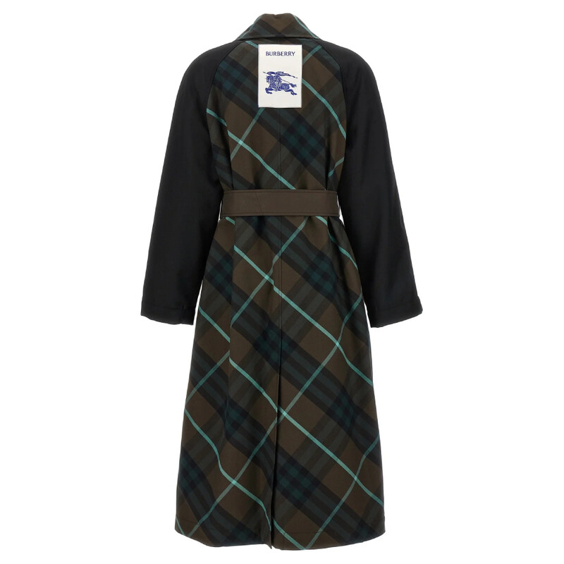Burberry Bradford Reversible Belted Car Coat, Brand Size 12 (US