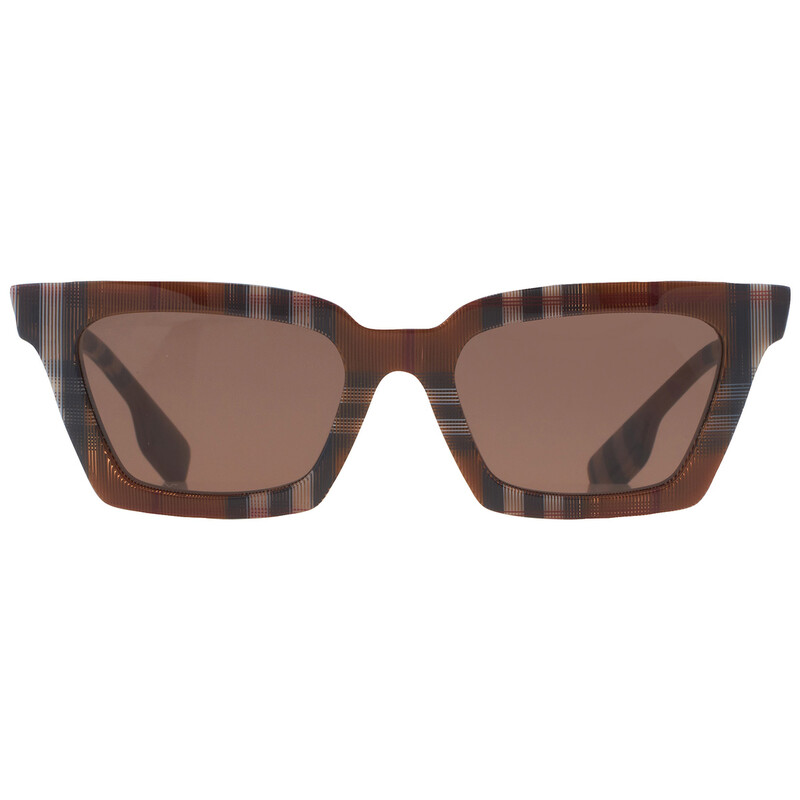 Burberry Briar Dark Brown Square Ladies Sunglasses BE4392U 396673