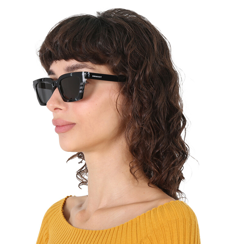 Burberry Briar Dark Gray Square Ladies Sunglasses BE4392U 405187